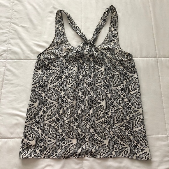 GUC Theory Silk Paisley Print Sleeveless Blouse - Picture 3 of 8